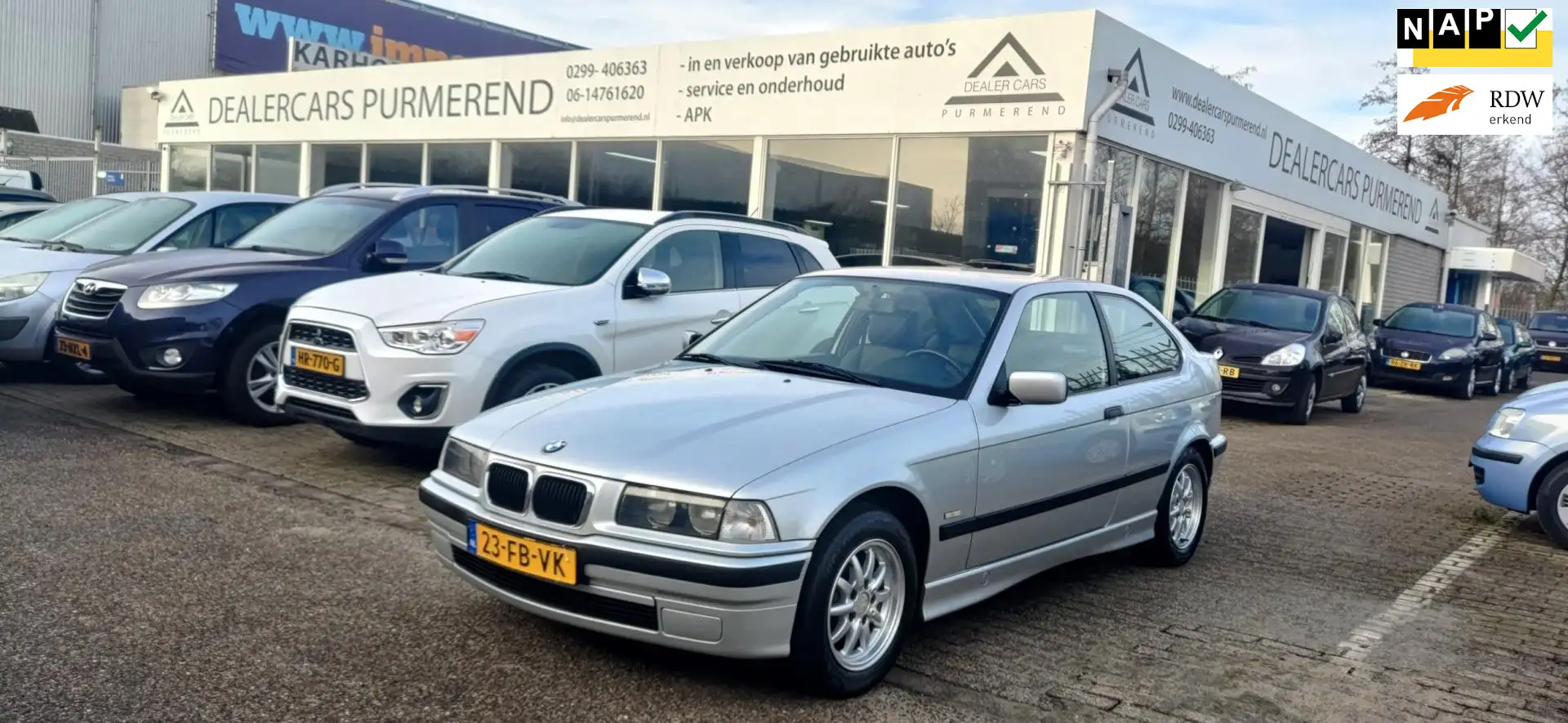 BMW 316 3-serie Compact 316i Gris - 1