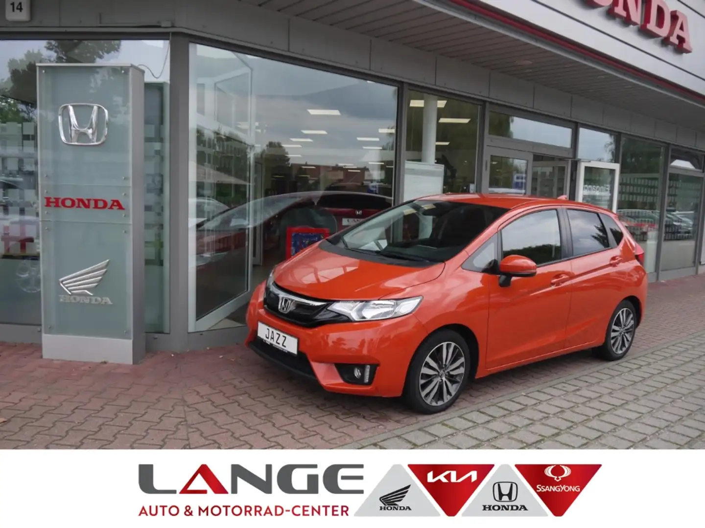 Honda Jazz i-VTEC 1.3 CVT Elegance Navi Mehrzonenklima DAB SH Orange - 1