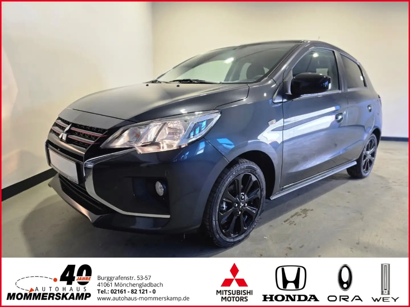 Mitsubishi Space Star Select+ Black 1.2+LETZTE-CHANCE+Sitzhzg+Carplay+Ka Grigio - 1