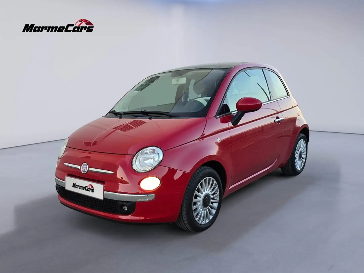 Fiat 500 1.2 8v 69 CV Lounge Rouge - 1