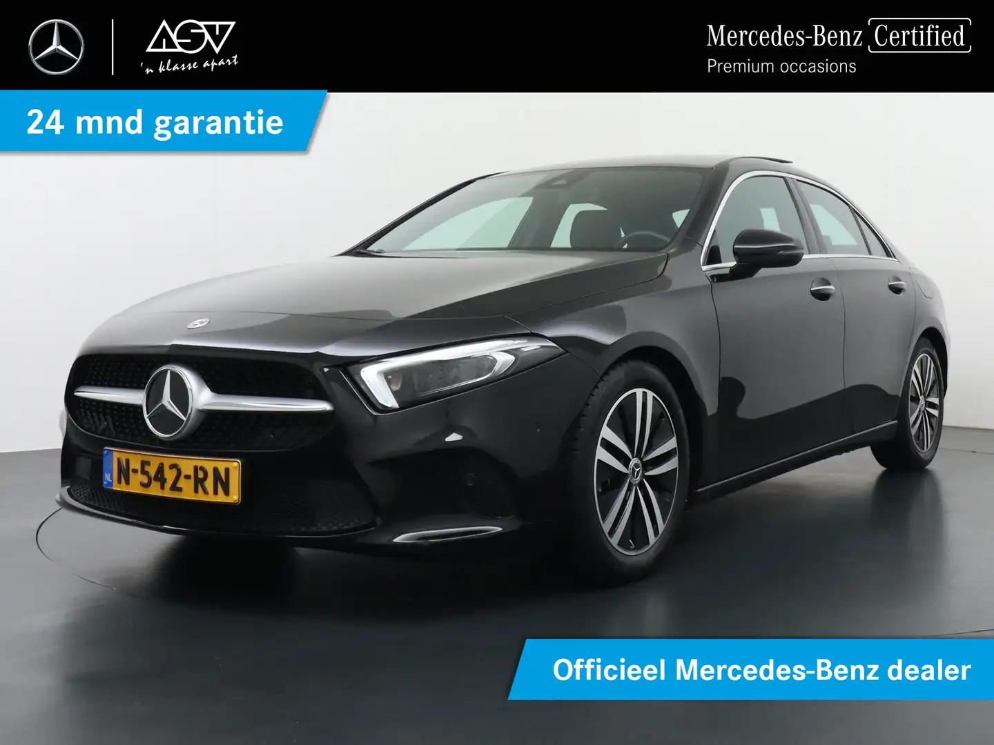 Mercedes-Benz A 180 Luxury Business Solution | Panorama - Schuifdak | Zwart - 1