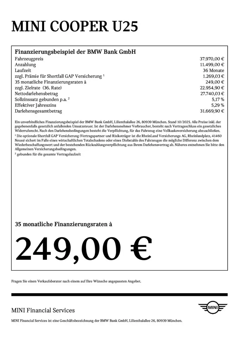 MINI Cooper Countryman Countryman C Head-Up HK HiFi DAB LED Pano.Dach Grau - 2