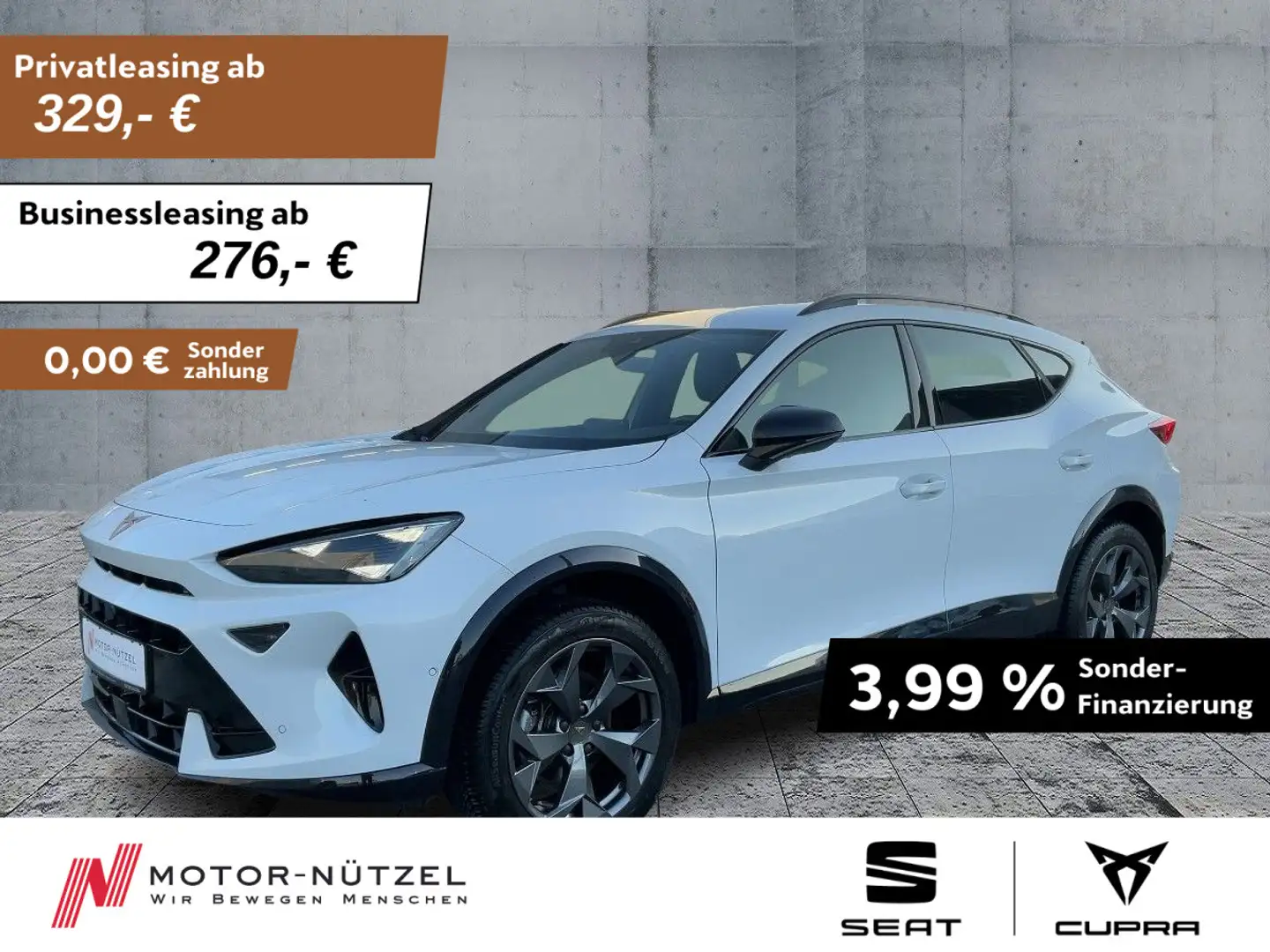 CUPRA Formentor 2.0 TDI DSG LED+NAV+APP+ACC+SHZ+RFK+VC Blanc - 1