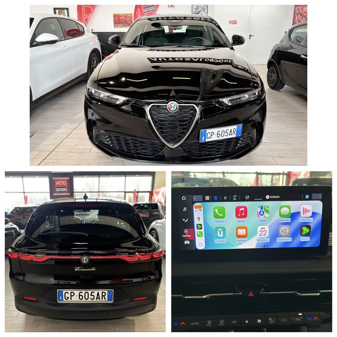Alfa Romeo Tonale SUPER 1.6 130CV AZIENDALE KM. CERTIFICATI FULL. Noir - 1