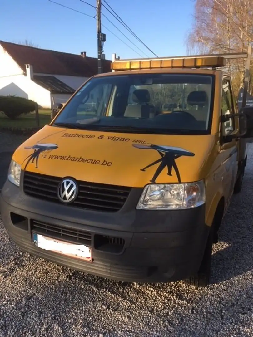 Volkswagen T5 Transporter 2.0i Jaune - 1