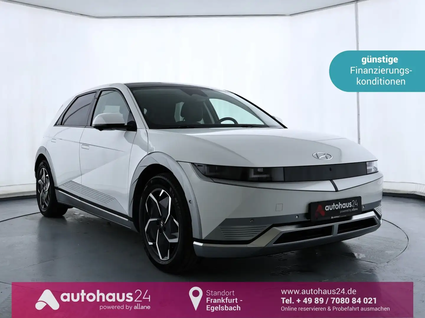 Hyundai IONIQ 5 Uniq Navi|Bose|HUD|360°|WäPu Weiß - 1