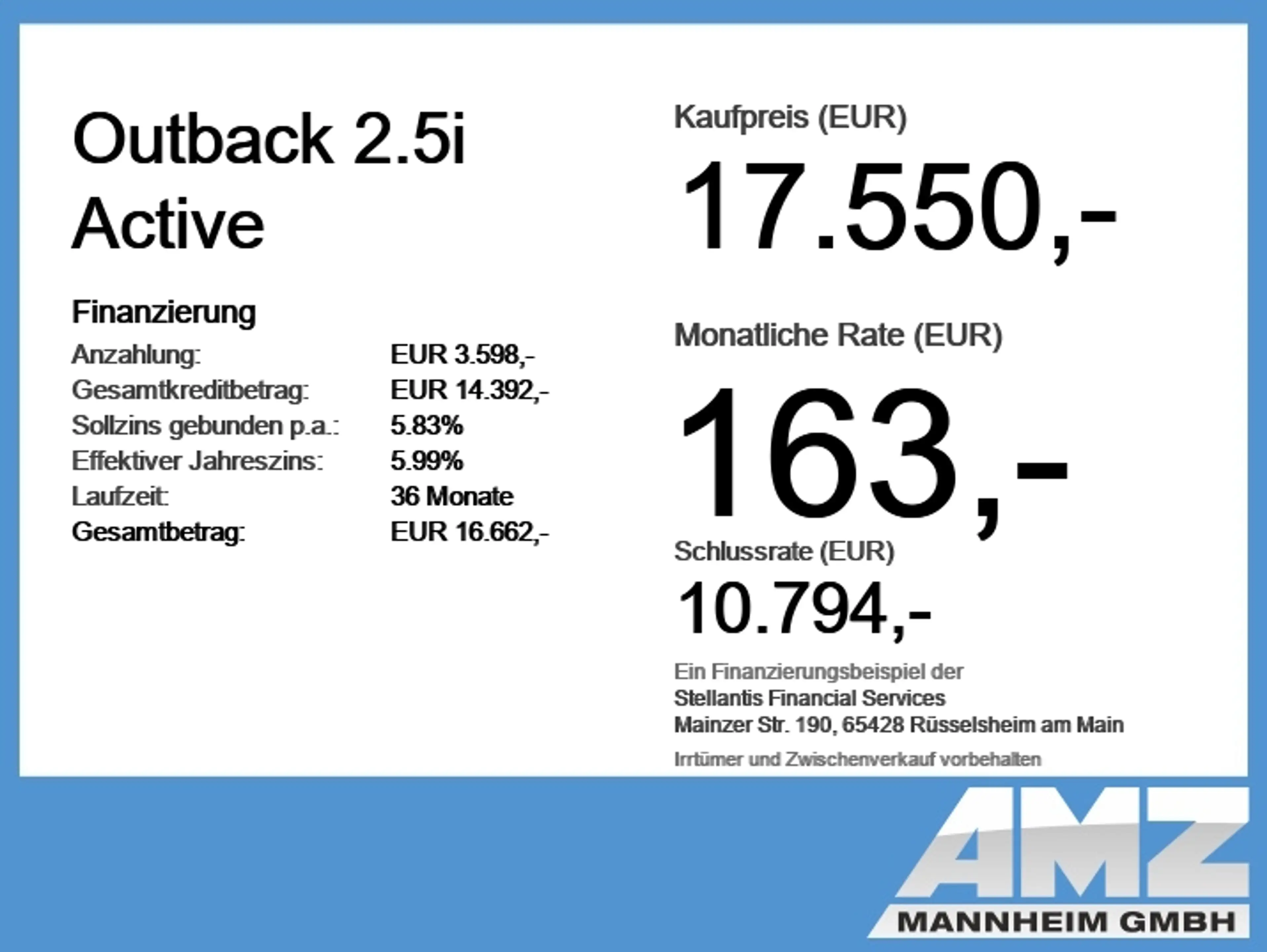 Subaru OUTBACK 2.5i Active ACC+LED+SHZ+2xKlima+Kam.+LM — photo 6