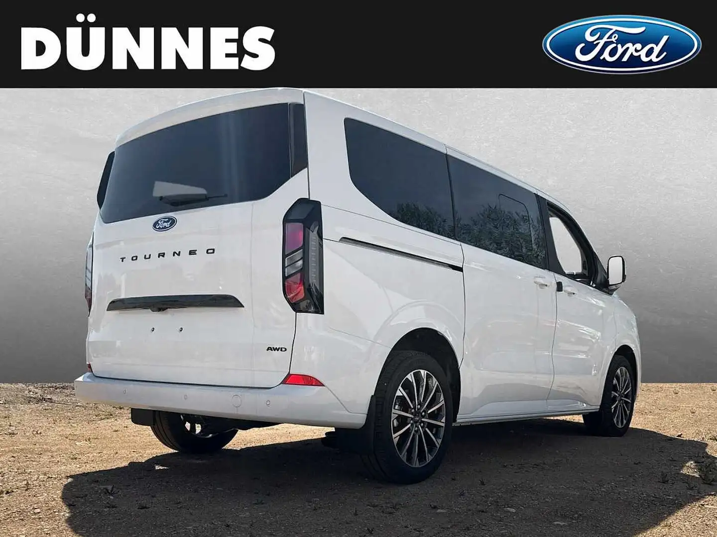 Ford Tourneo Custom Diesel L1H1 4x4 Autm. Titanium Weiß - 2