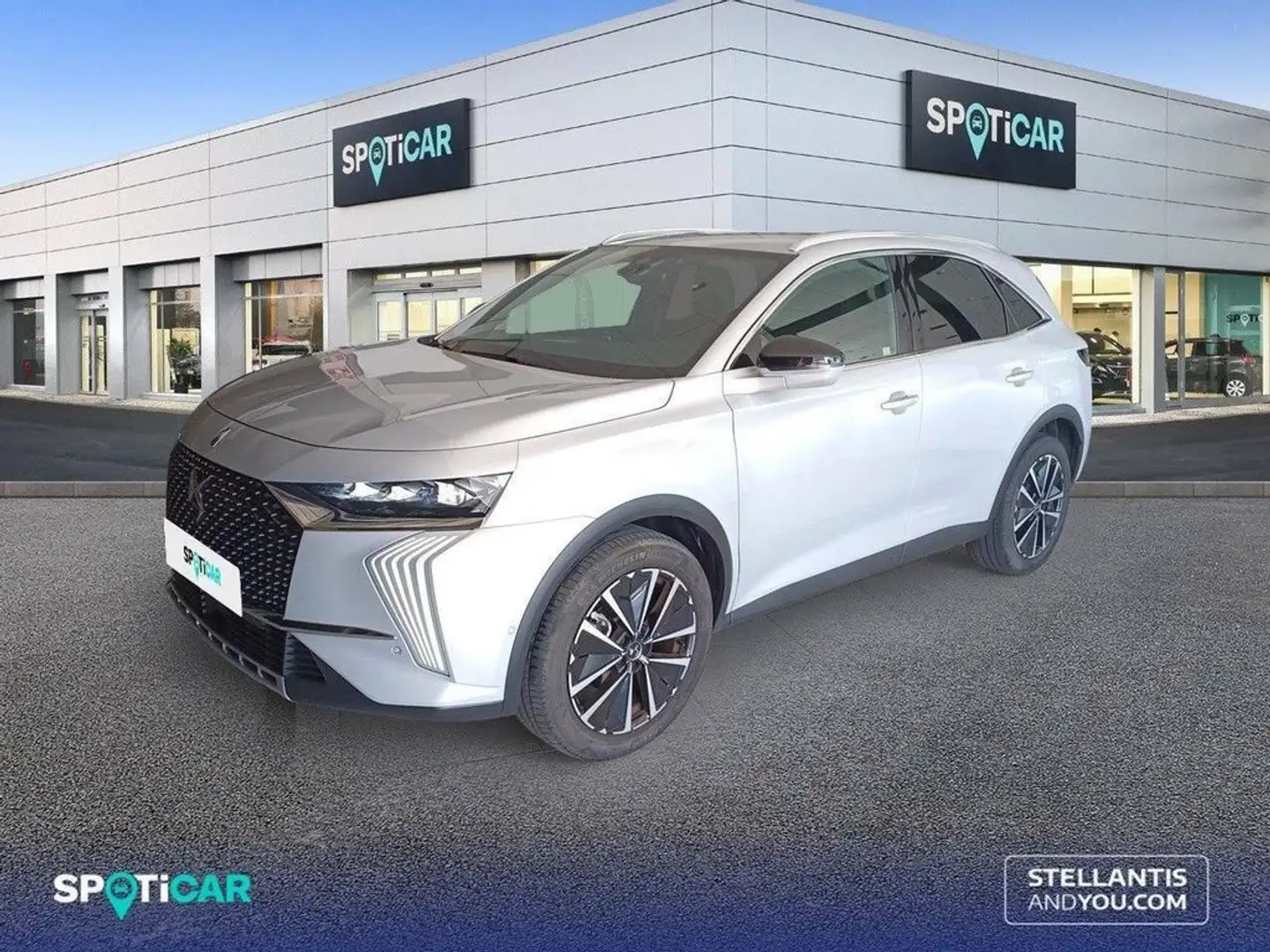 DS Automobiles DS 7 Crossback BlueHDi 130 Automático RIVOLI Gris - 1