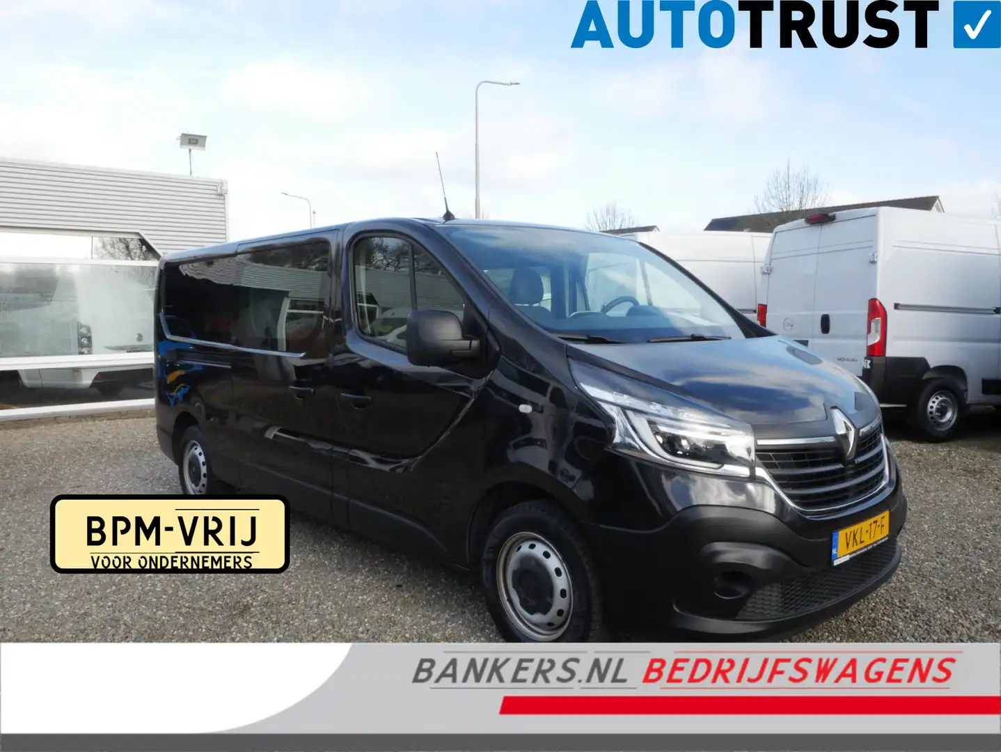 Renault Trafic 2.0 dCi 120PK, L2H1, Dubbel cabine, Airco Schwarz - 1
