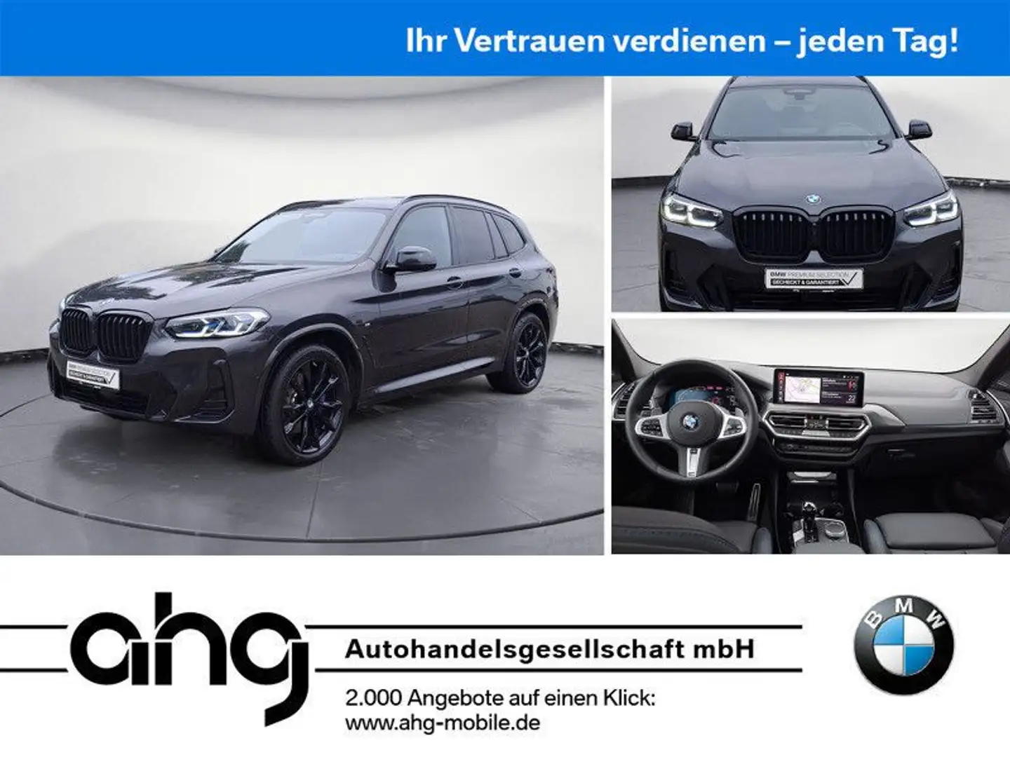 BMW X3 xDrive30i M Sportpaket Innovationsp. EDC Grau - 1