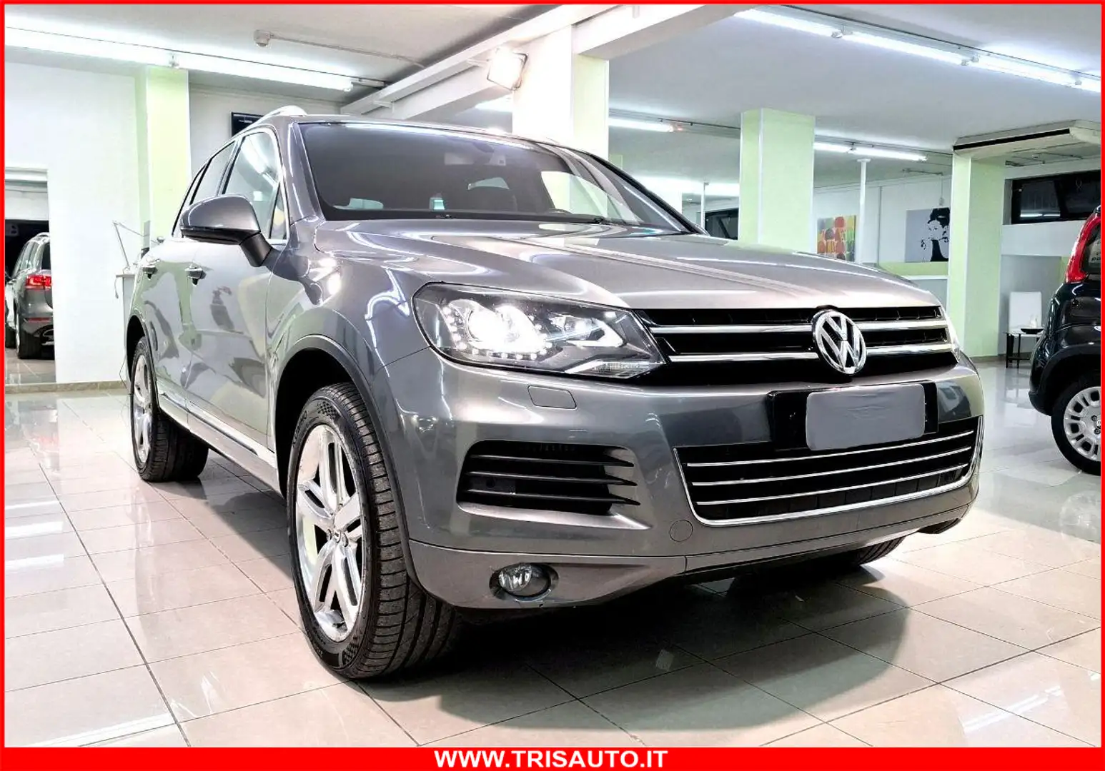 Volkswagen Touareg 3.0 V6 TDI Tiptronic (XENO+PELLE+NAVI) Gris - 1