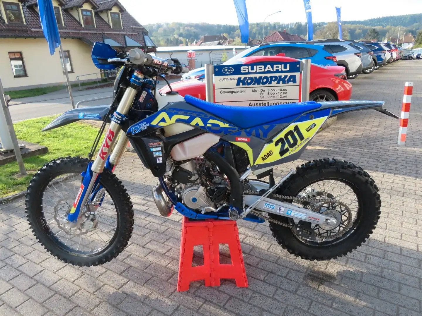 Sherco 300 SEF actory Werks Bike Luca Fischeder Albastru - 2