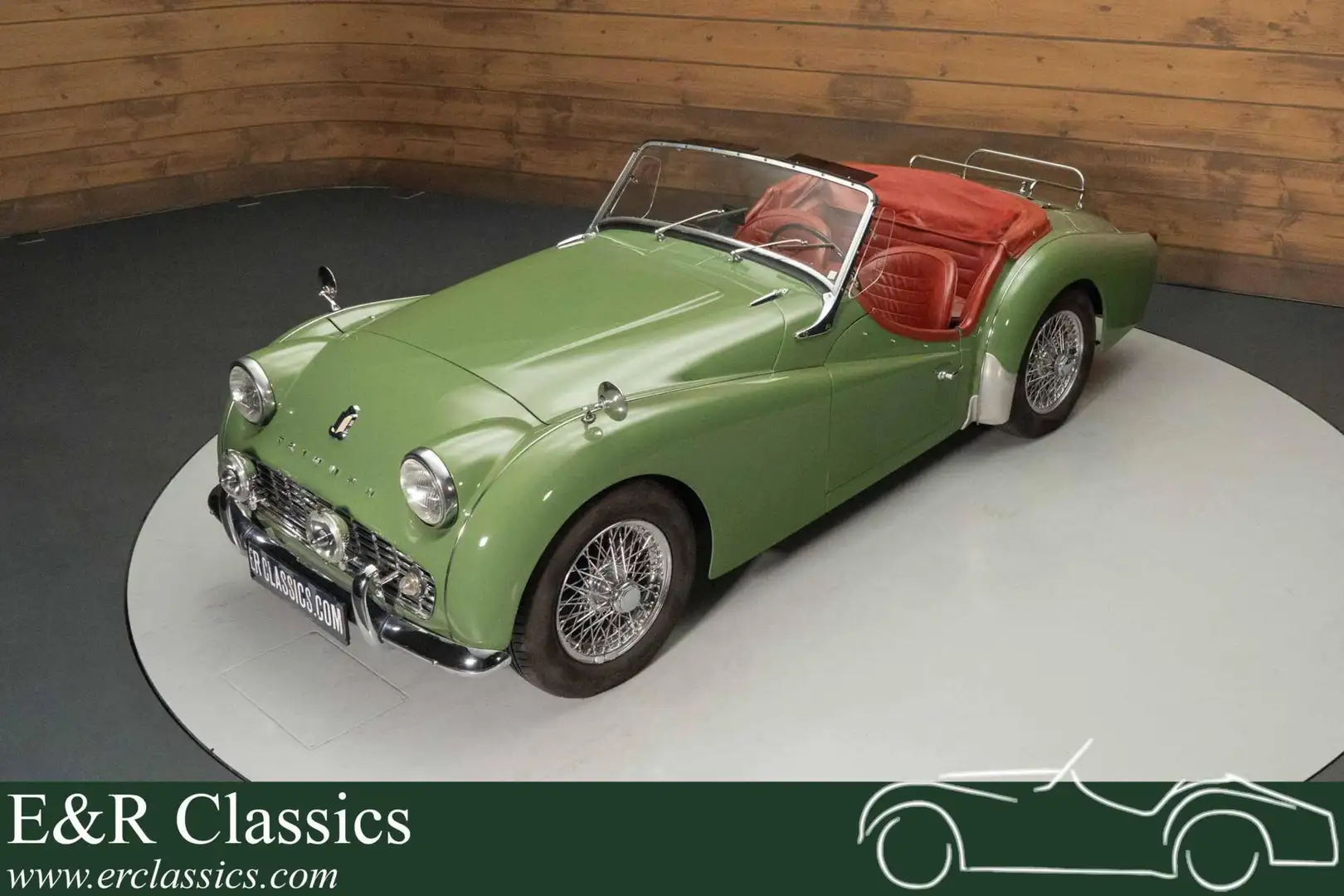 Triumph TR3A | Uitvoerig gerestaureerd | Overdrive | 1959 Zelená - 1