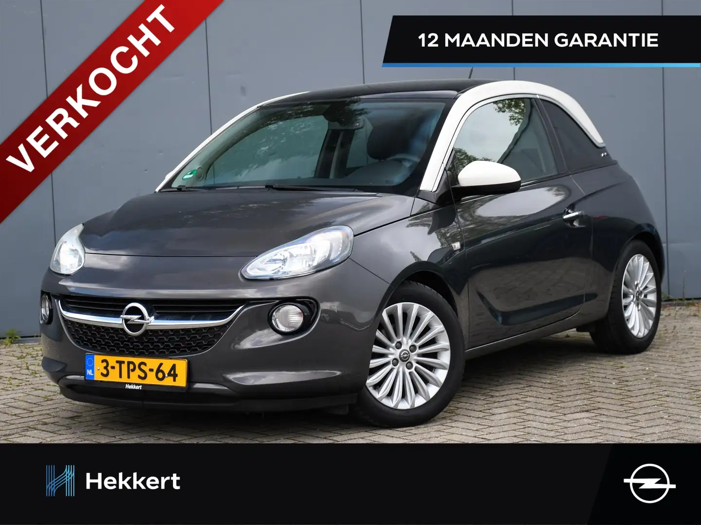 Opel Adam Glam 1.4 100pk PANO-DAK | LEDER | STOEL + STUURVER Grijs - 1