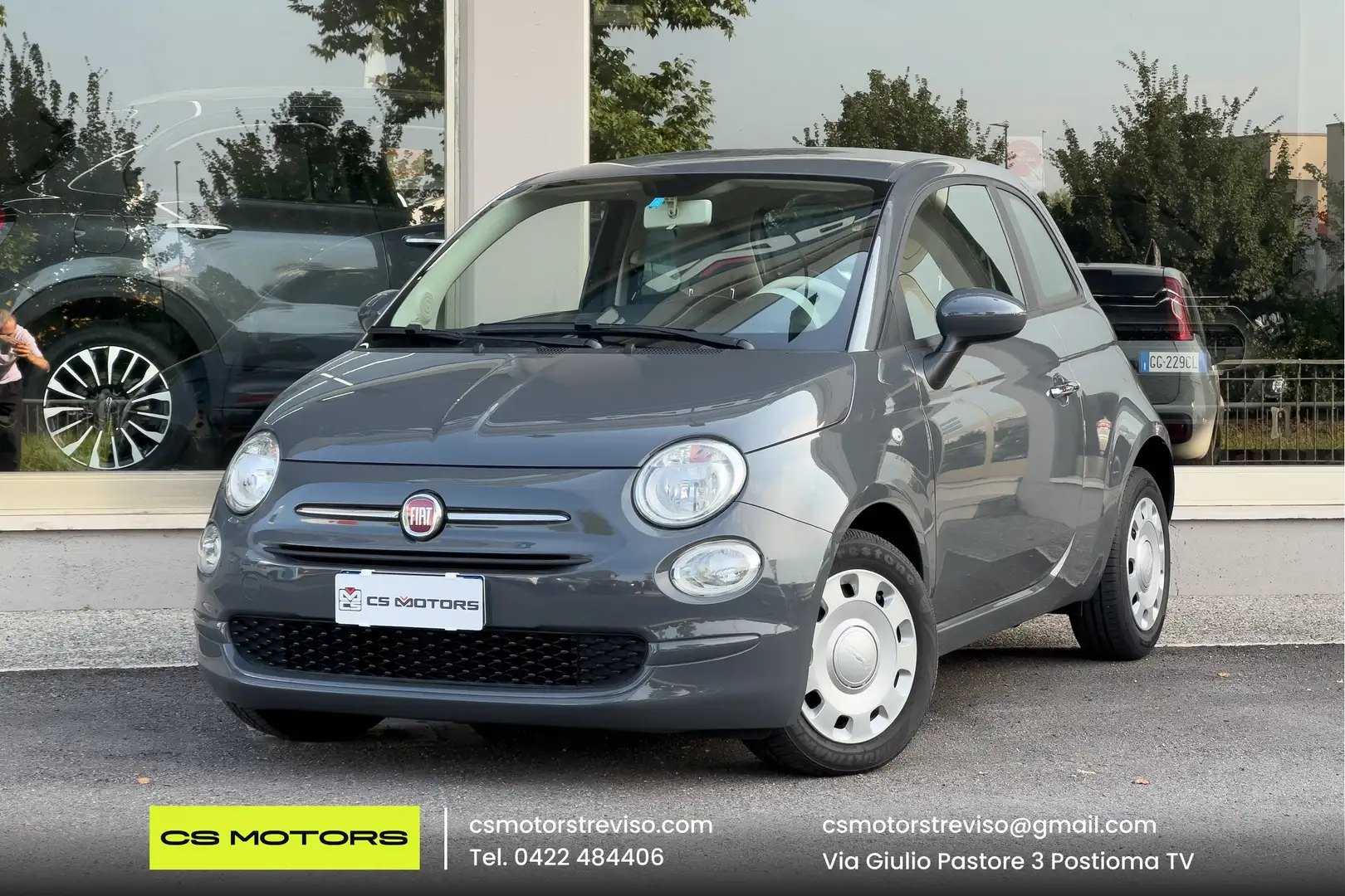 Fiat 500 1.0 Benzina  hybrid Gris - 1