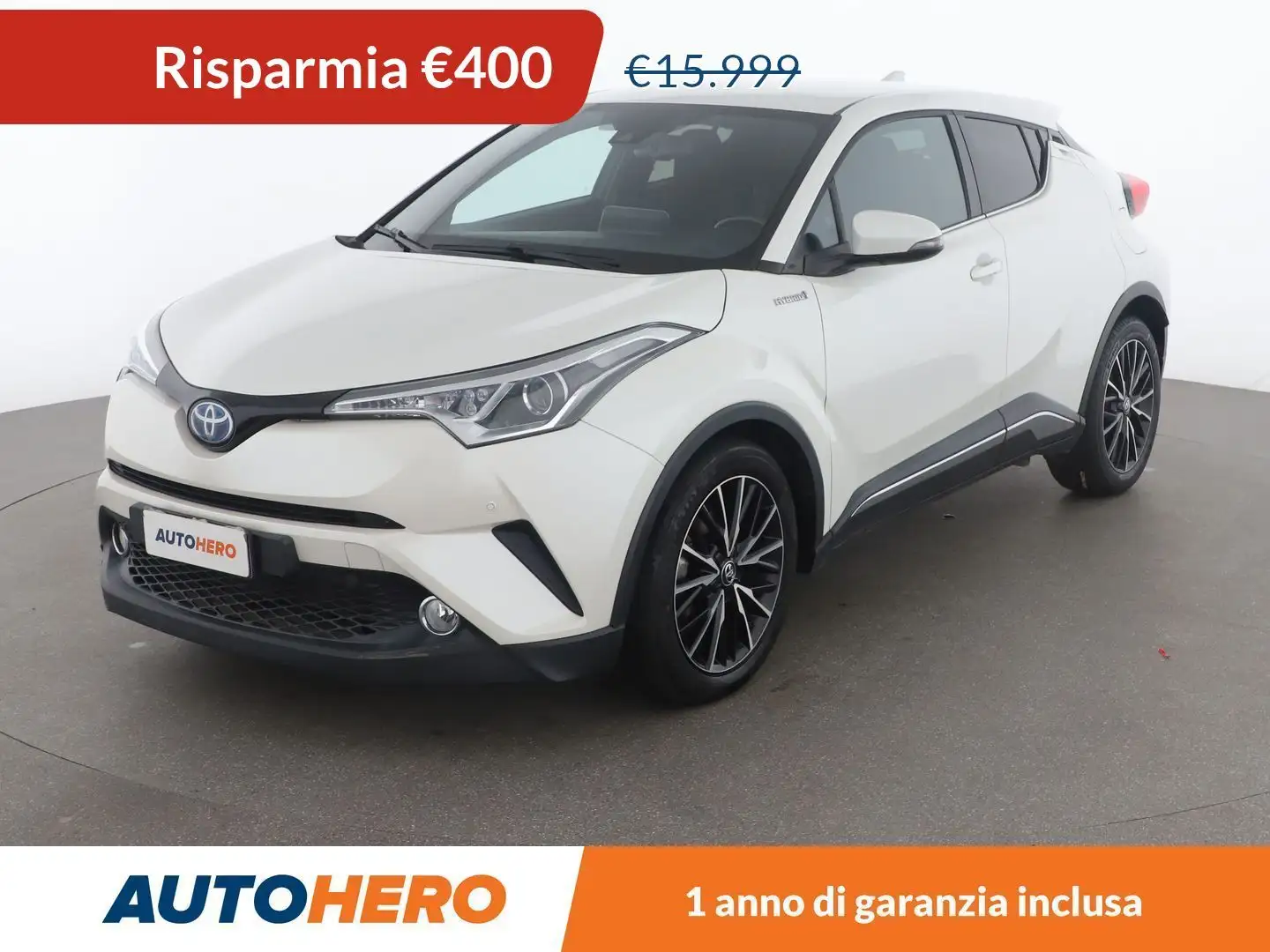 Toyota C-HR 1.8 Hybrid Trend  E-CVT FHEV Bianco - 1