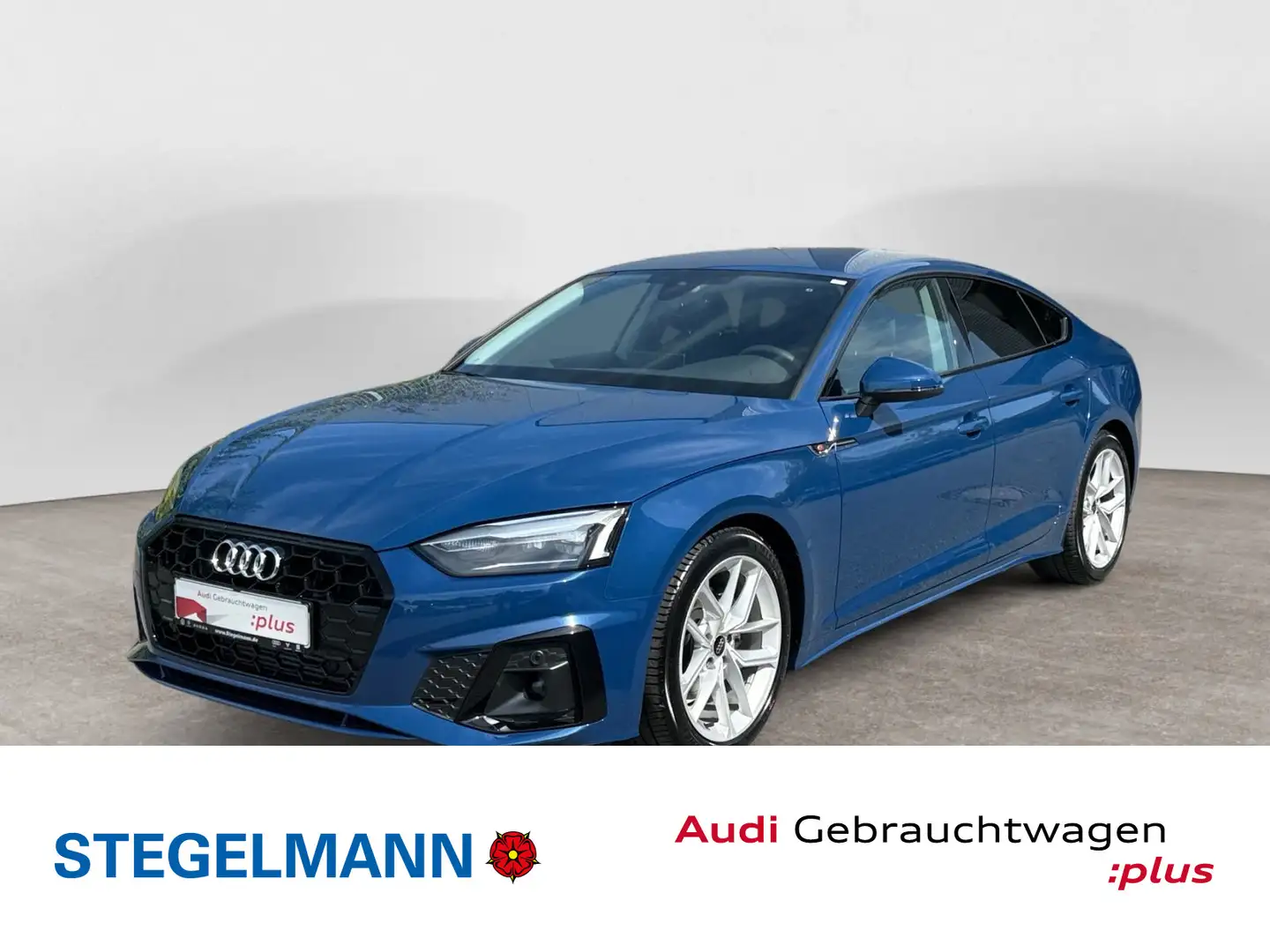 Audi A5 35 TFSI S-Tronic S line*Schwarzpake Blau - 1
