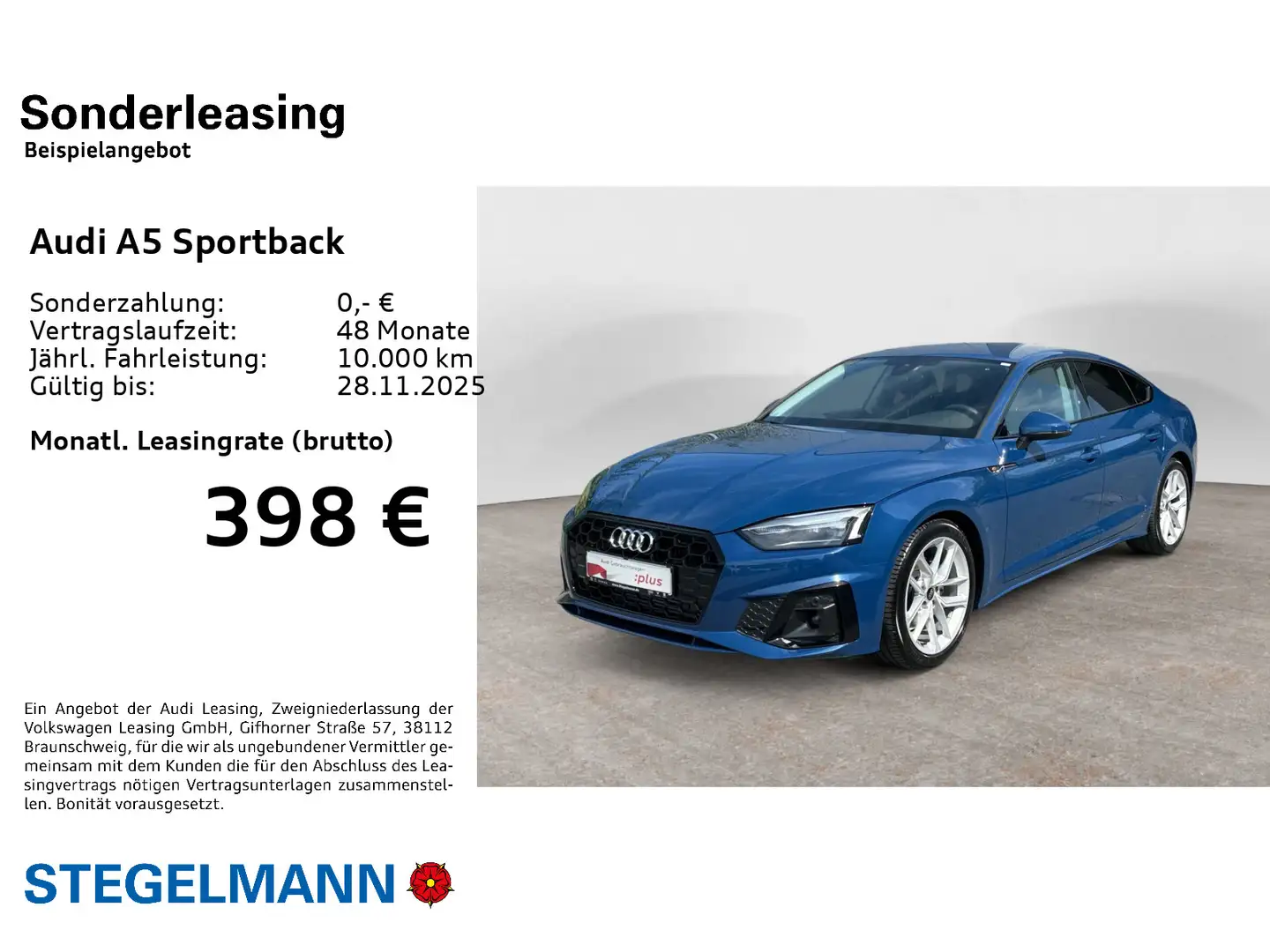Audi A5 35 TFSI S-Tronic S line*Schwarzpake Azul - 2