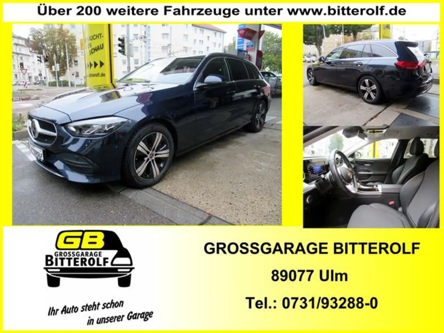 Mercedes-Benz C 220 d T 4Matic Aut. Navi/Distr/LED/SHZ/PDC Blau - 1