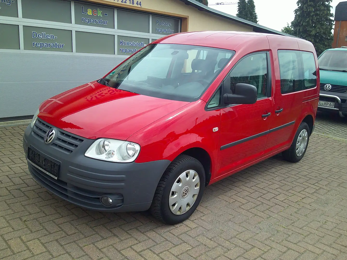 Volkswagen Caddy Life Team Caddy TÜV Neu 1. Hand Sitzheizung Rot - 2