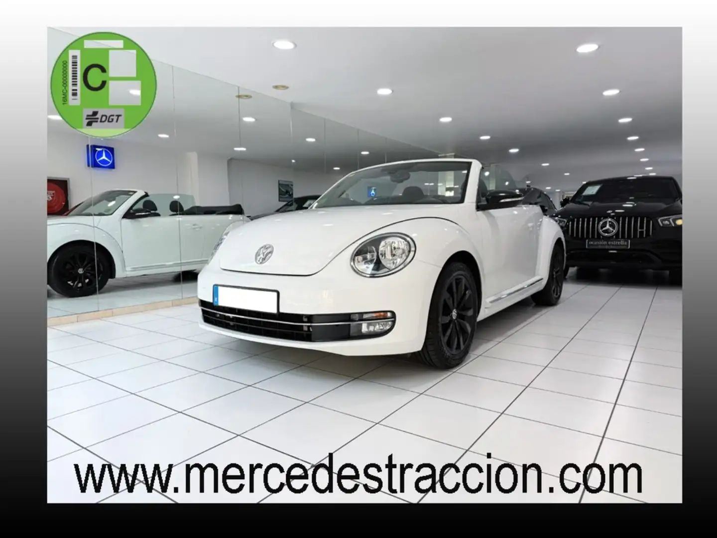 Volkswagen Beetle Cabrio 2.0TDI Design 81kW Weiß - 1