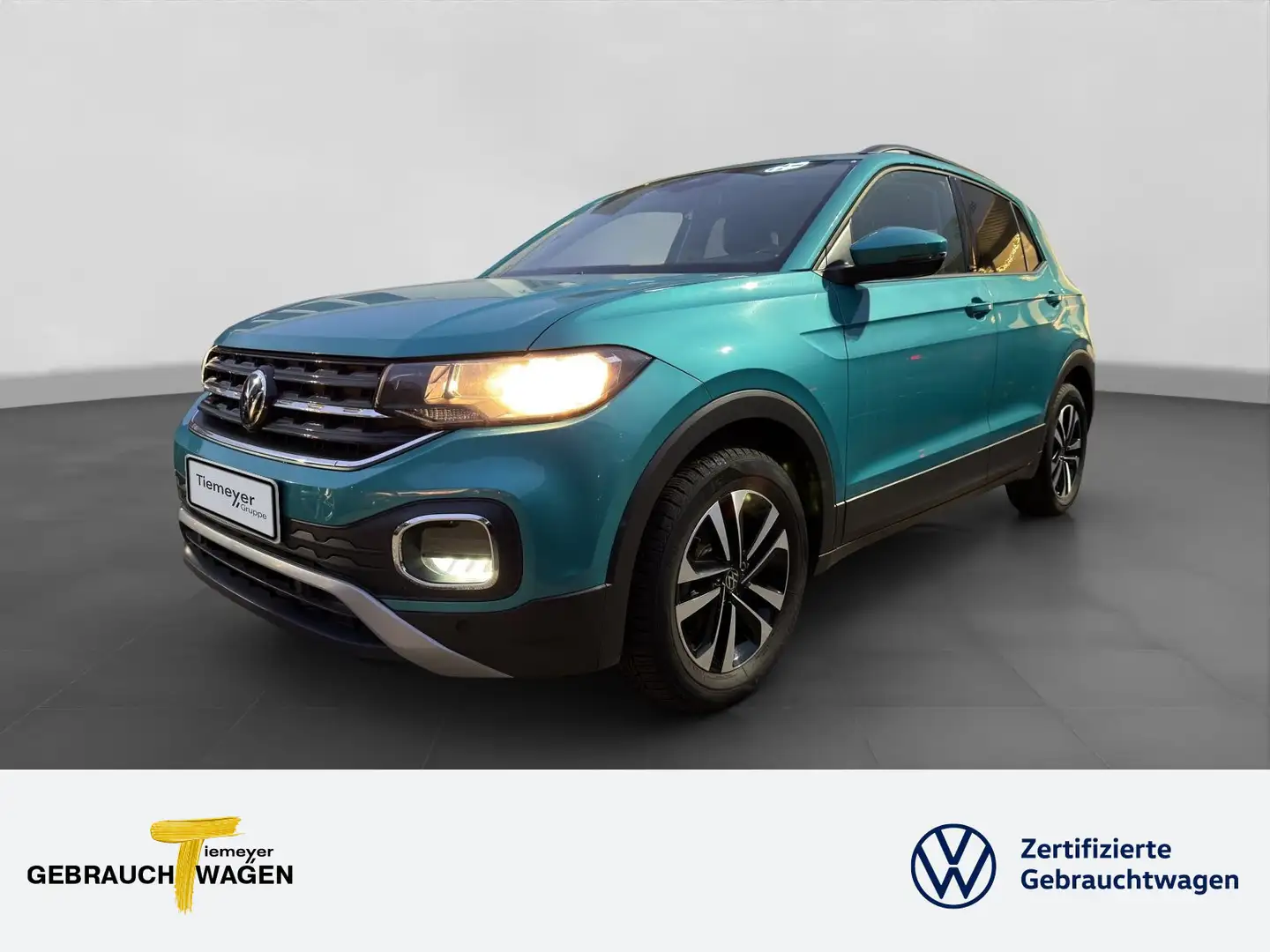 Volkswagen T-Cross 1.0 TSI UNITED DAB+ APP-CONNECT Blau - 1