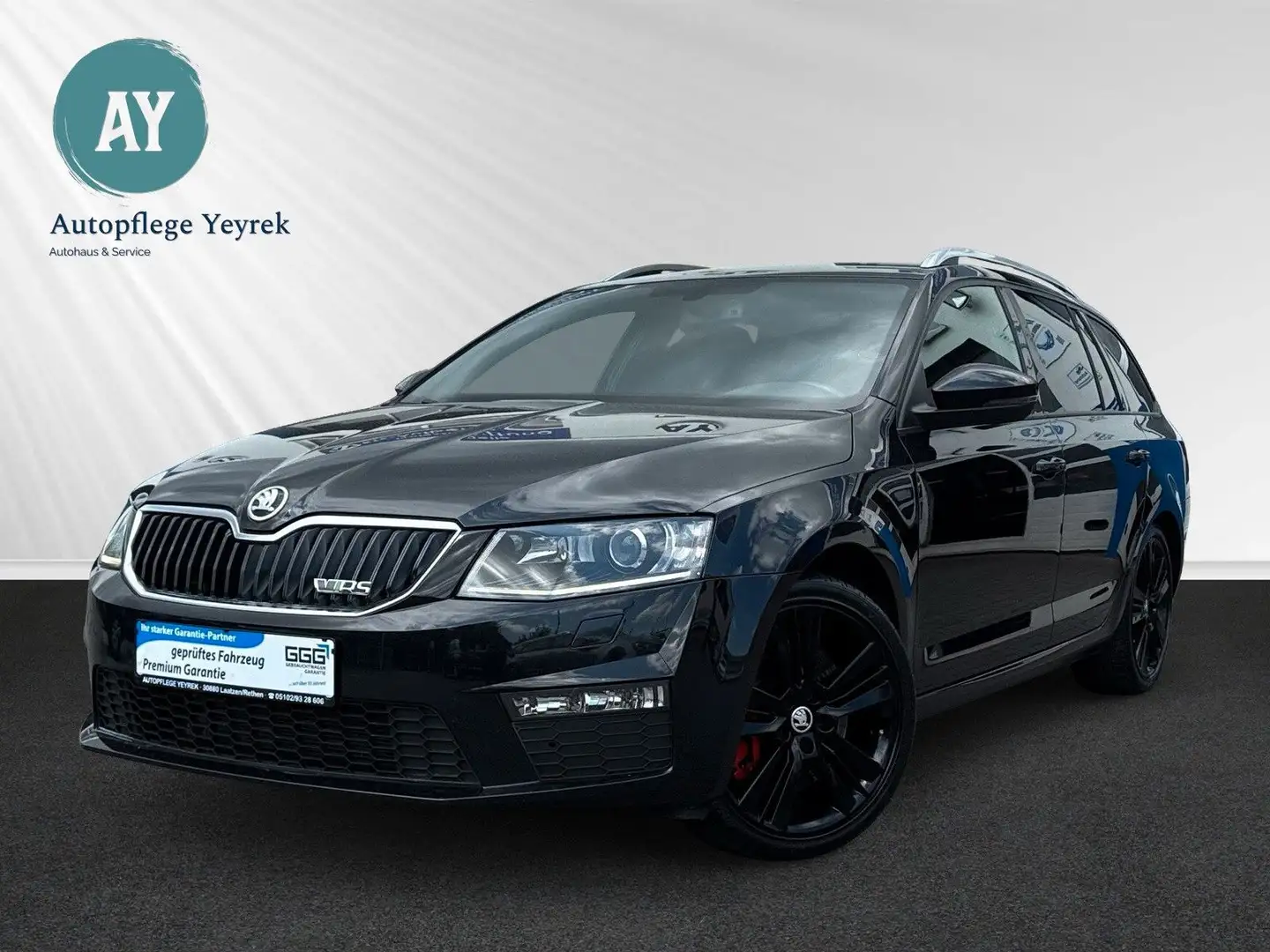 Skoda Octavia Combi RS|Bi-Xenon|Anhänkppl.|Navi|Leder| Zwart - 2