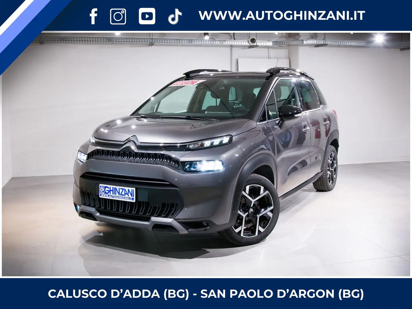 Citroen C3 Aircross PureTech 110 S&S Max - "PREZZO VERO" Grijs - 1