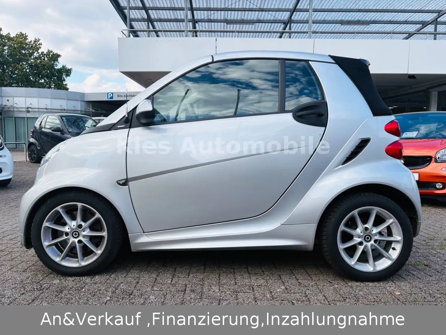 smart forTwo Cabrio Passion AUTOM/SERVO/KAMERA/SITZH Срібний - 2