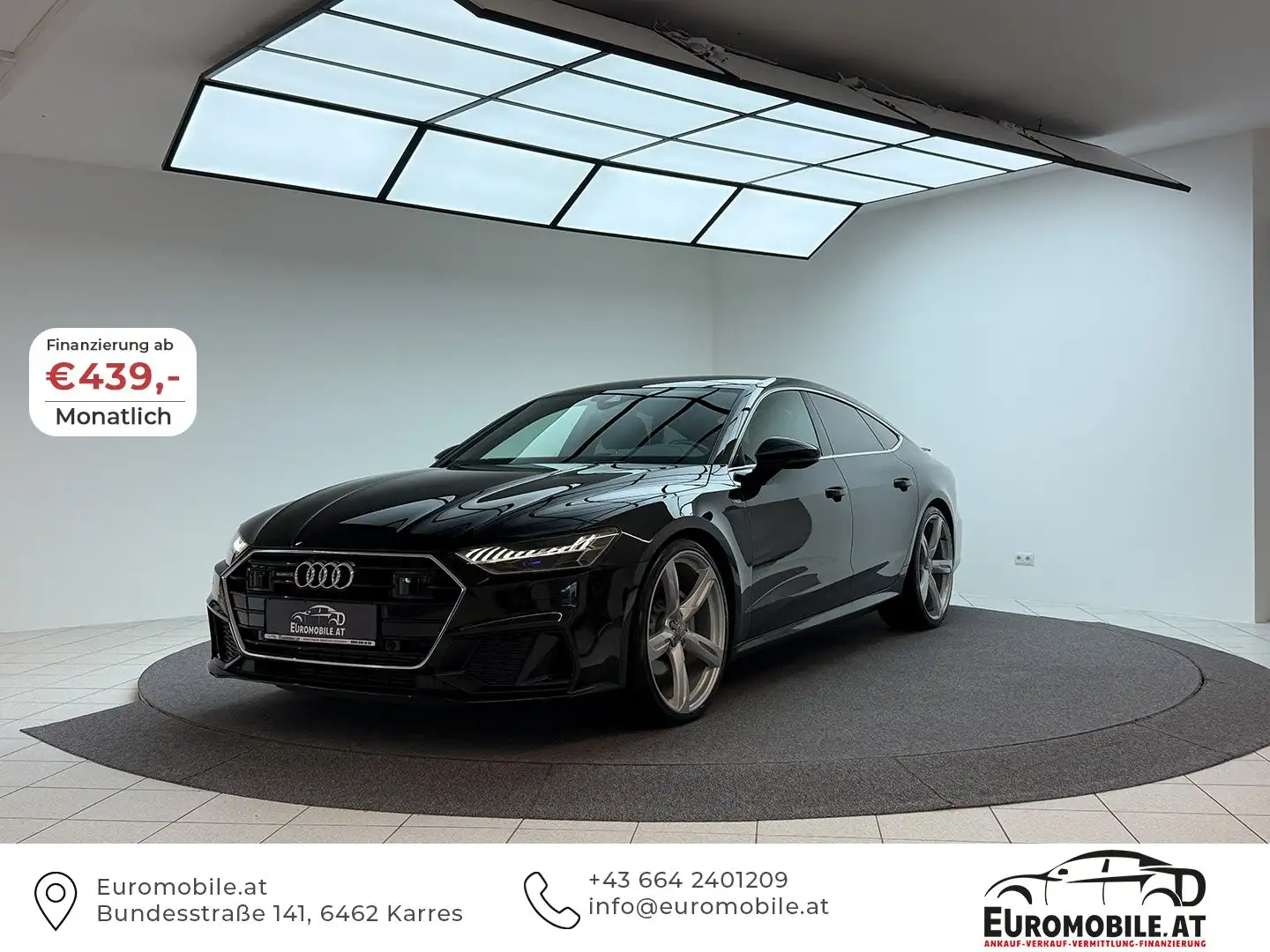Audi A7 50 basis TDI Quattro S-LINE *RFK*22ZOLL*LASER*TOTW Schwarz - 1