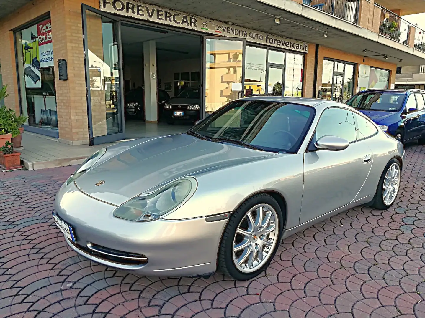 Porsche 996 911 Coupe 3.4 Carrera 4 cat 300CV PelleTot.Cerch18 Argent - 1