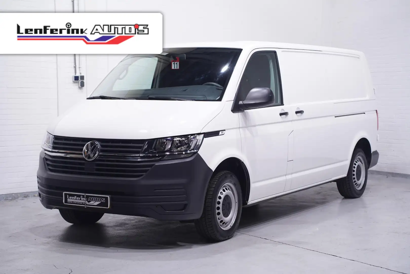 Volkswagen T6.1 Transporter 2.0 TDI 110 pk L2H1 Airco, 2x Schuifdeur NAP, Trek Blanco - 1