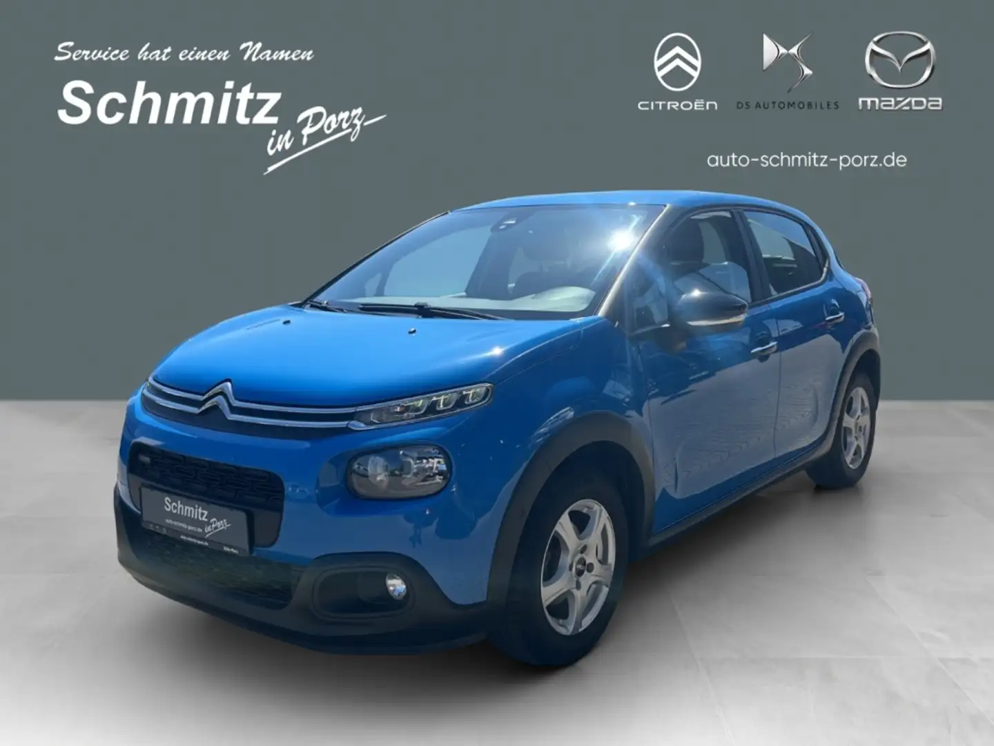 Citroen C3 Feel Navi Apple CarPlay Android Auto Klimaautom DA Blau - 1