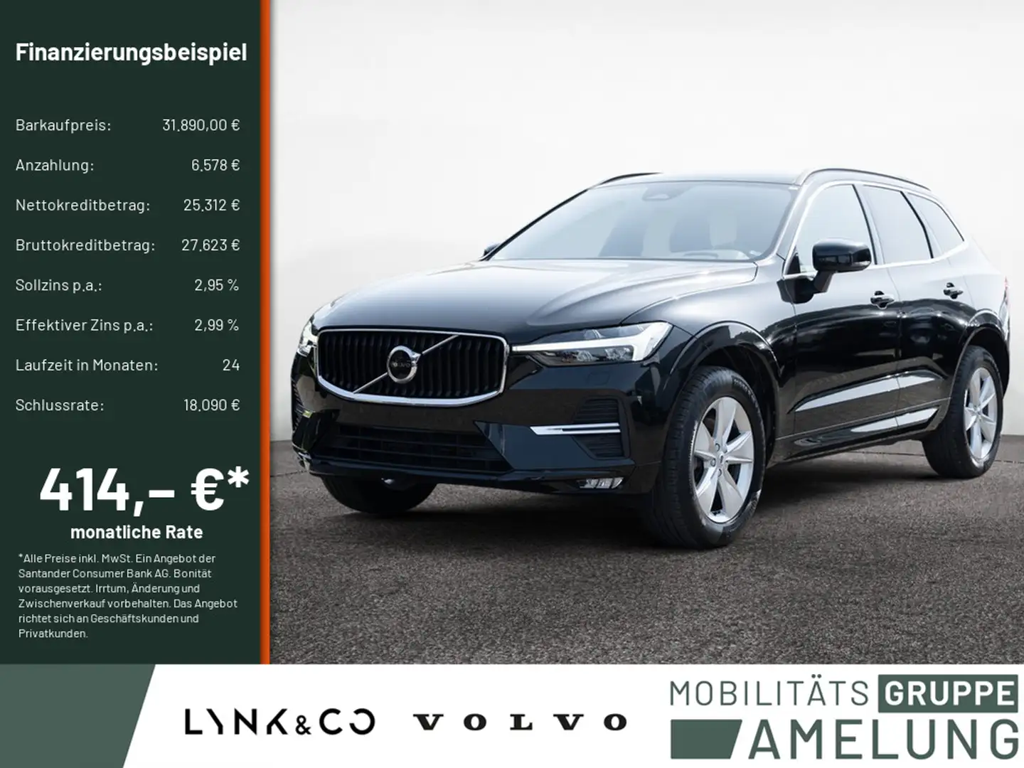 Volvo XC60 B4 Core KEYLESS PDC SHZ KAMERA NAVI LED Zwart - 1