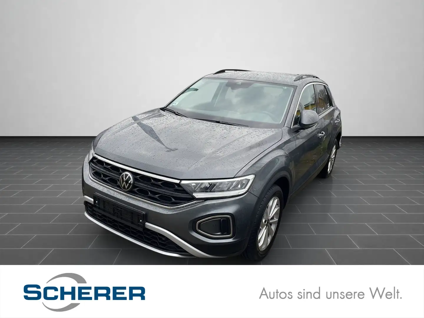 Volkswagen T-Roc 1,5 TSI DSG NAVI/LED/Sitzheizung vo./PDC/u Grau - 1