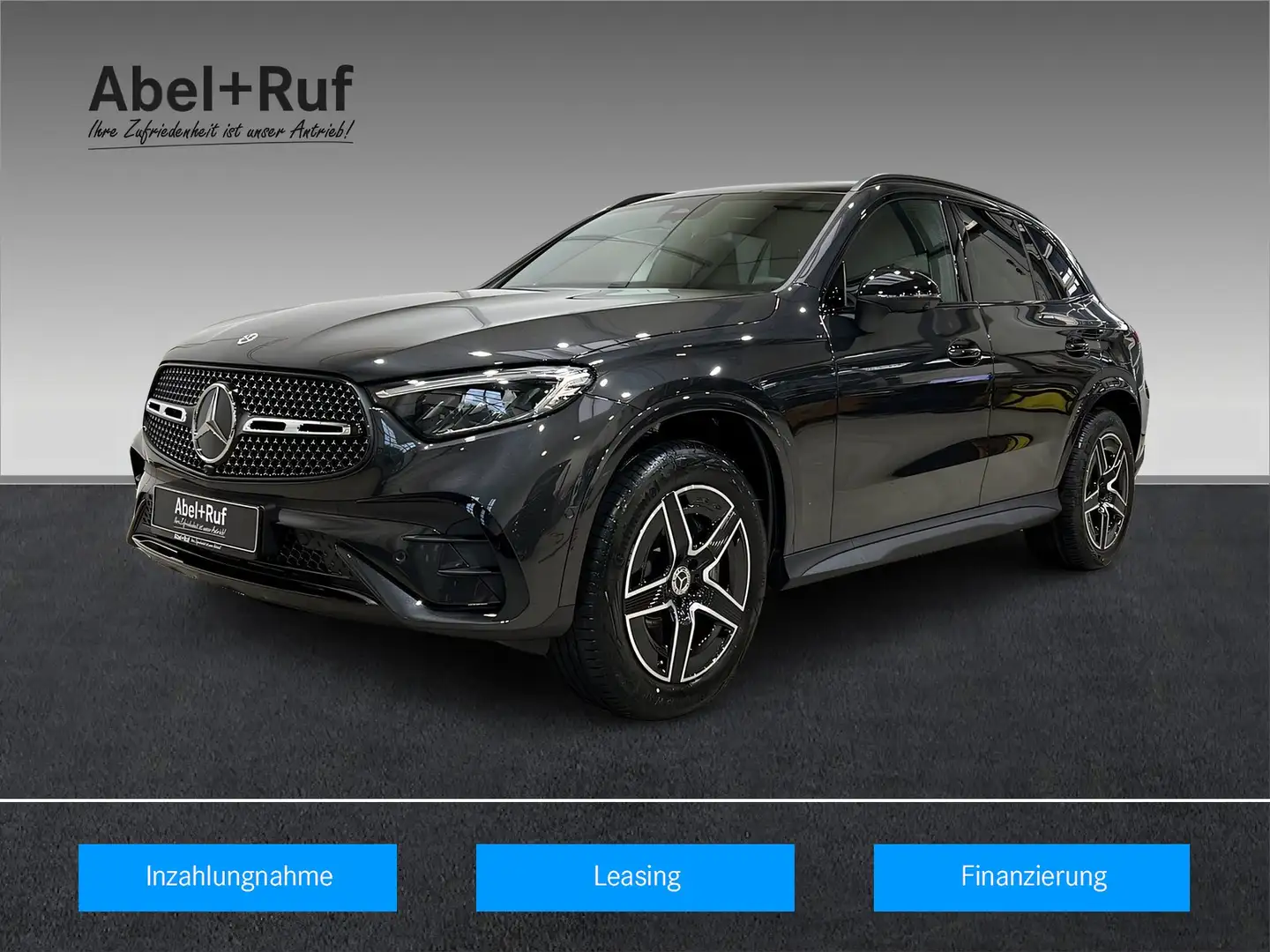Mercedes-Benz GLC 300 de 4M AMG+LED+NIGHT+Memo+TotW+AHK+360° Grau - 1