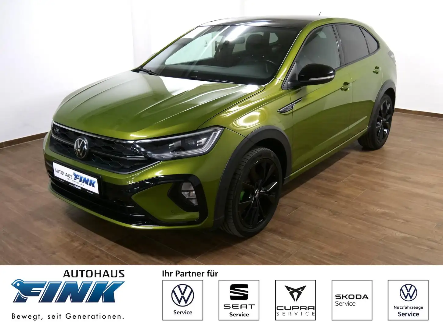 Volkswagen Taigo R-Line 1.5  TSI DSG Pano Navi Kessy RFK Grün - 1