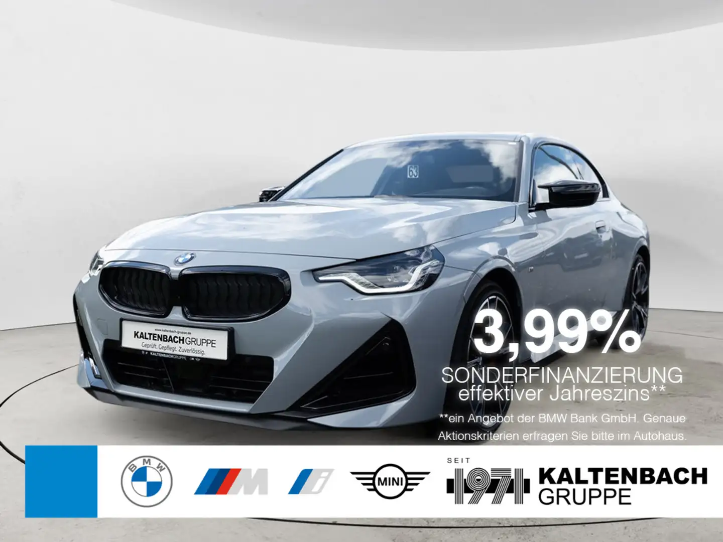 BMW 240 Mi Coupe xDrive AHK HUD LED ACC NAVI H/K Gris - 1