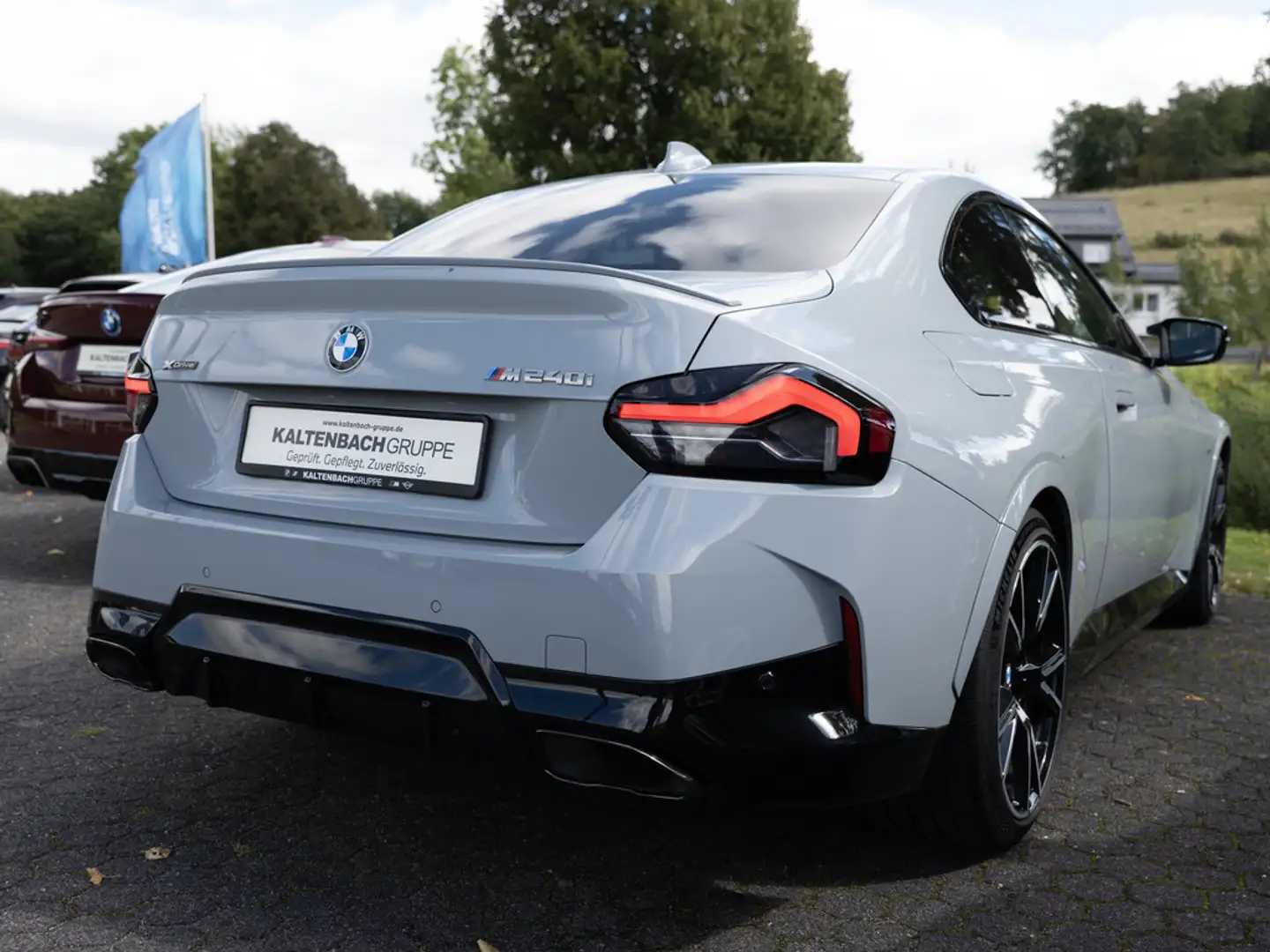 BMW 240 Mi Coupe xDrive AHK HUD LED ACC NAVI H/K Gris - 2