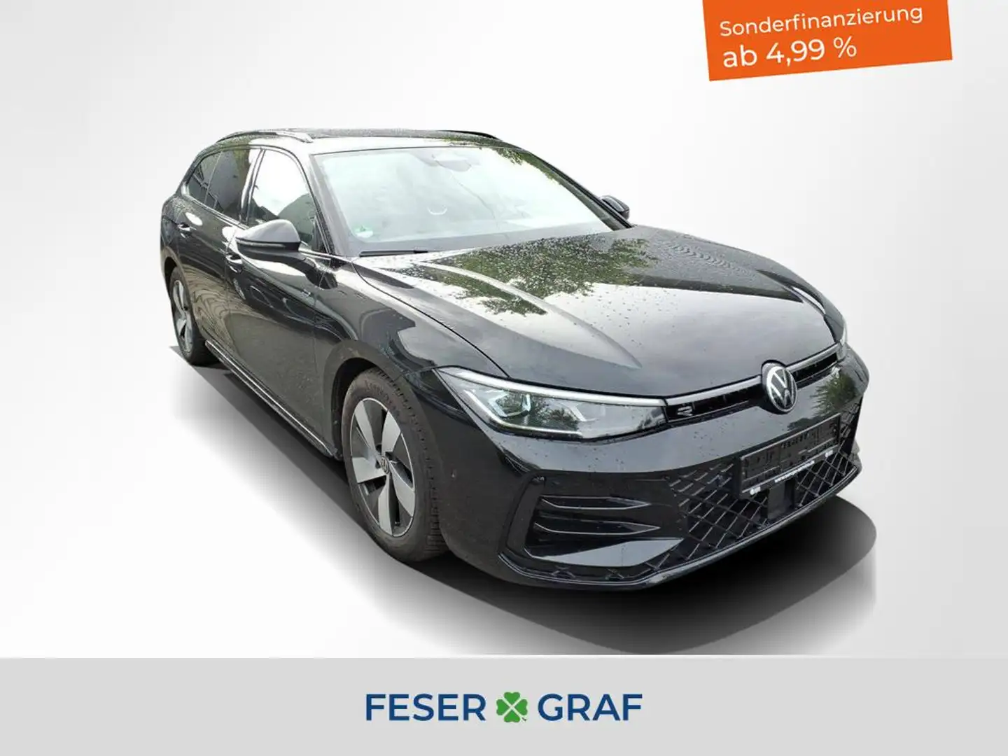 Volkswagen Passat Variant 2.0 TDI R-Line DSG Navi / AHK / LED Matrix / el.He Schwarz - 1