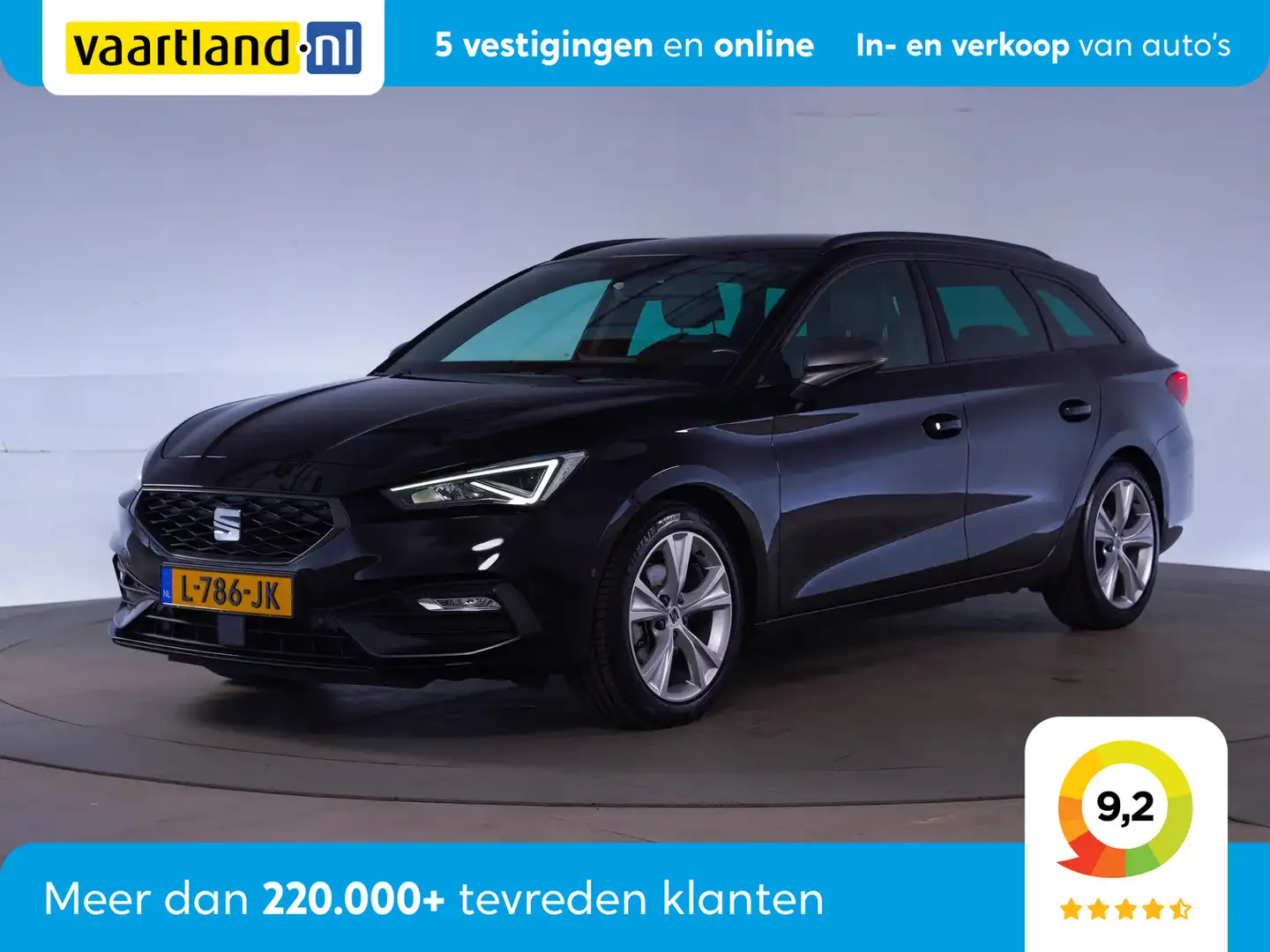SEAT Leon SPORTSTOURER 1.5 TSI FR Business Intense [ LED Cam Zwart - 1