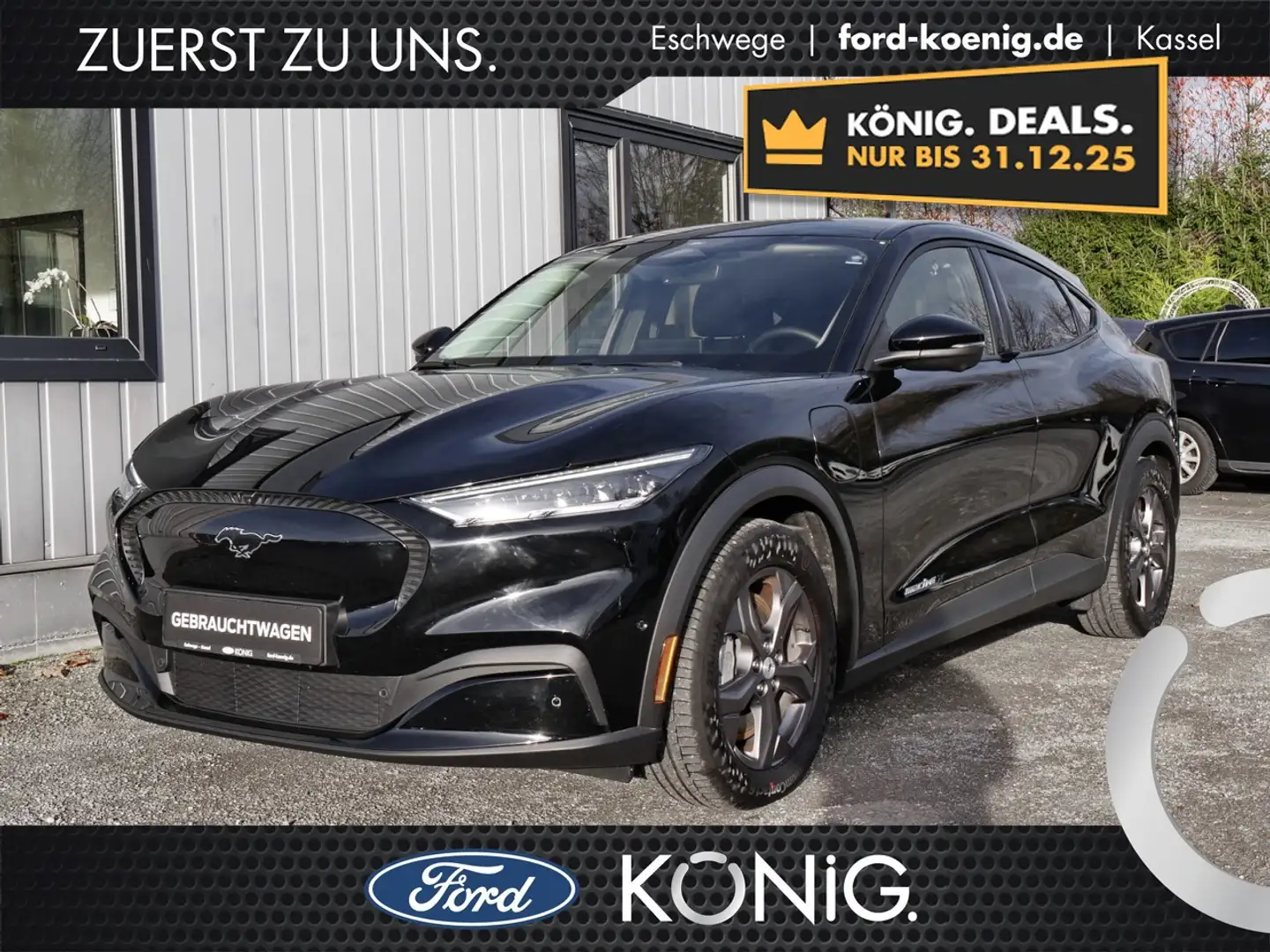 Ford Mustang Mach-E Ext. Range - inkl.- Wallbox-Bonus Klima Navi Чёрный - 1