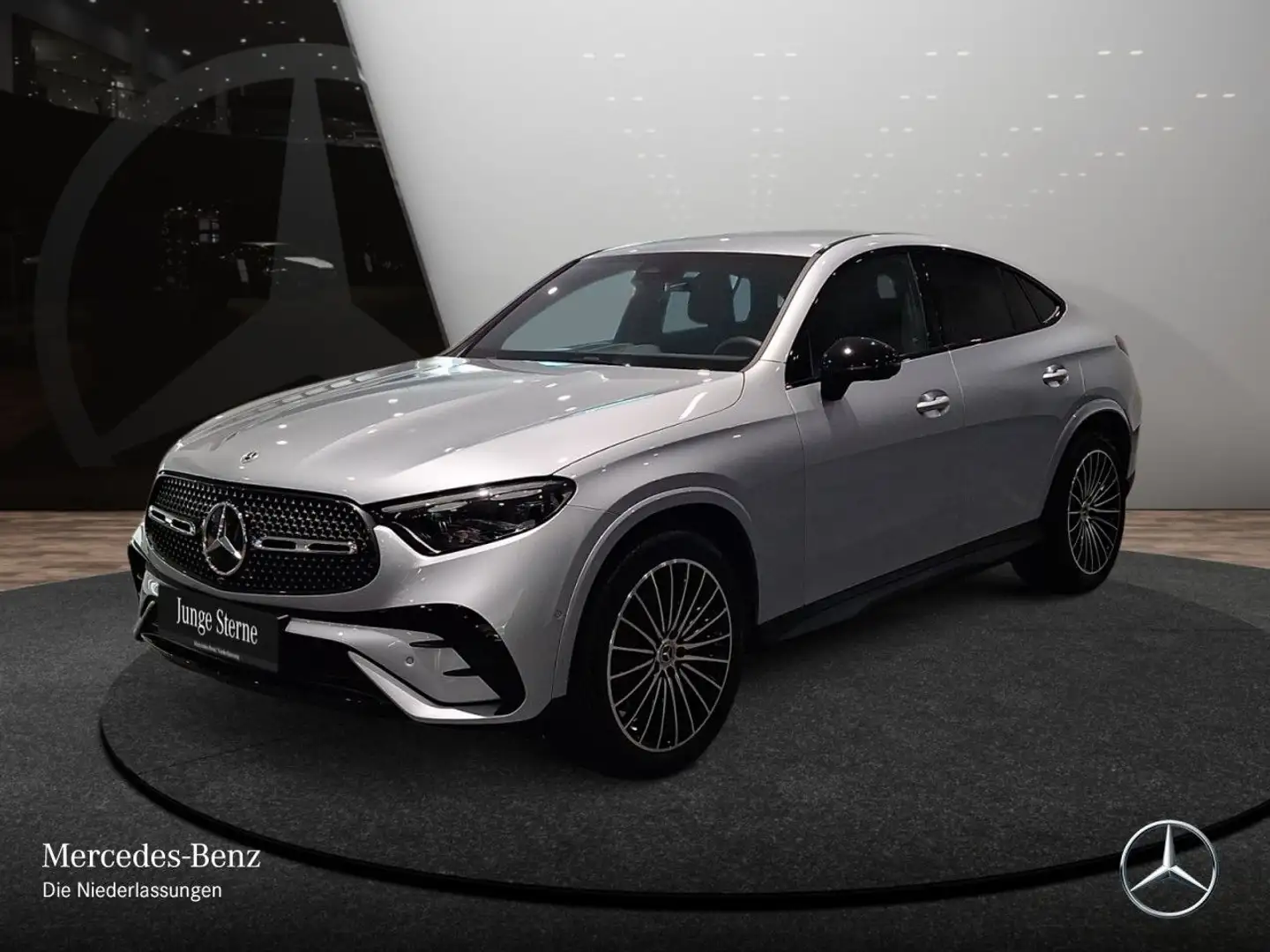 Mercedes-Benz GLC 220 d 4M AMG+NIGHT+360+AHK+BURMESTER+TOTW+9G Silber - 2
