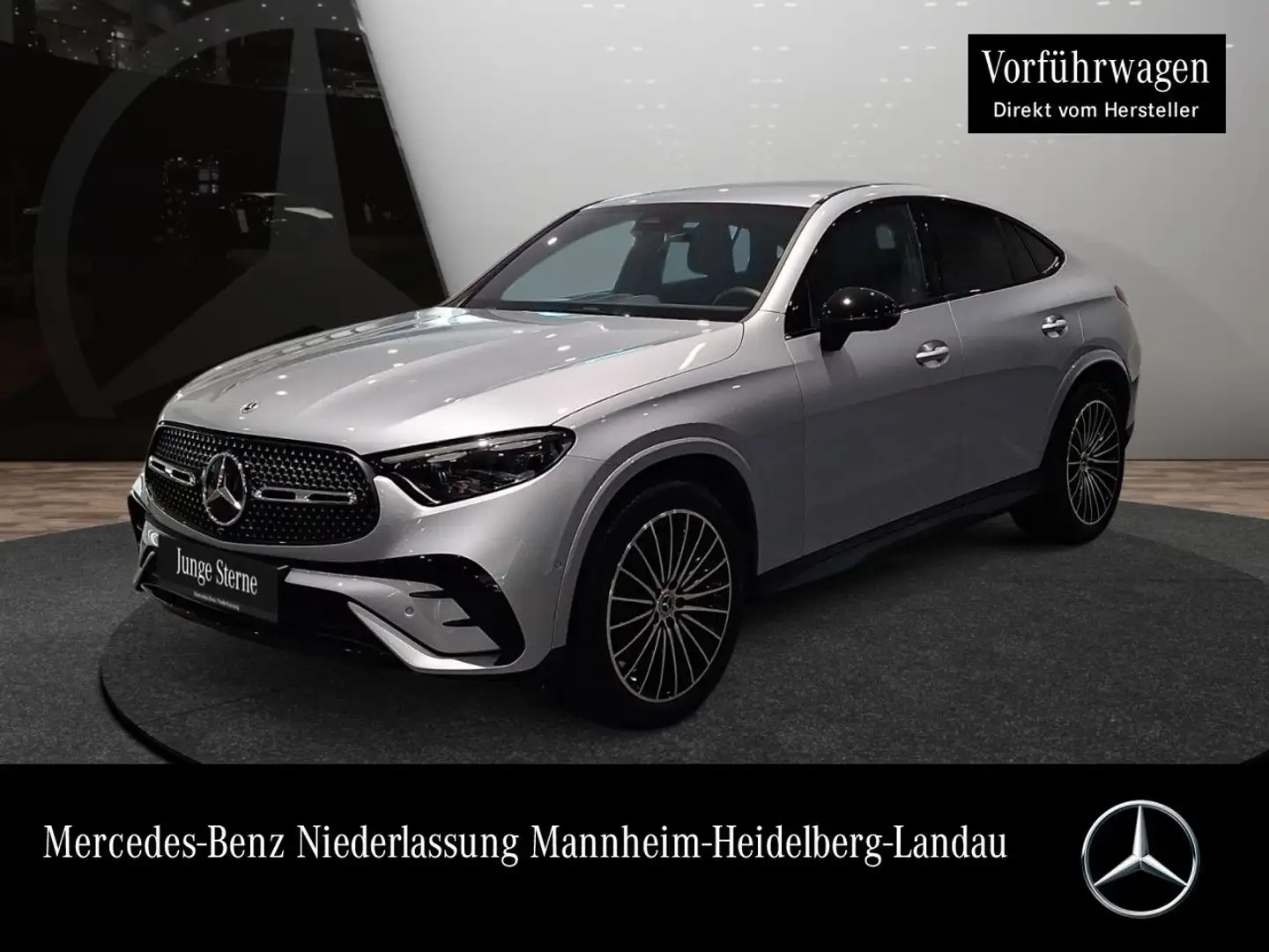 Mercedes-Benz GLC 220 d 4M AMG+NIGHT+360+AHK+BURMESTER+TOTW+9G Silber - 1