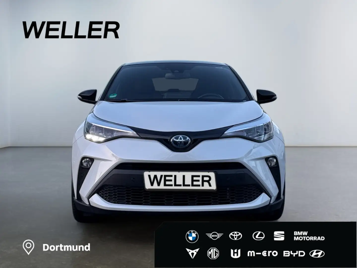 Toyota C-HR 2.0 Hybrid Team Deutschland*LED*SHZ*PDC*CAM* Weiß - 2