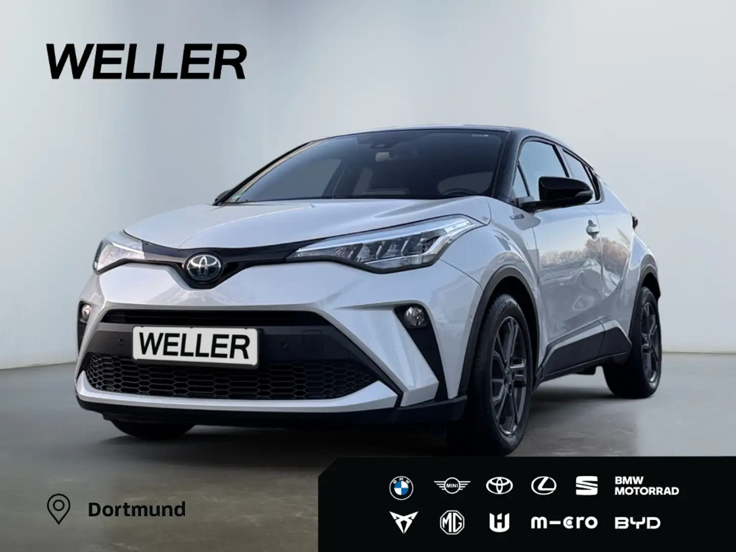 Toyota C-HR 2.0 Hybrid Team Deutschland*LED*SHZ*PDC*CAM* Weiß - 1