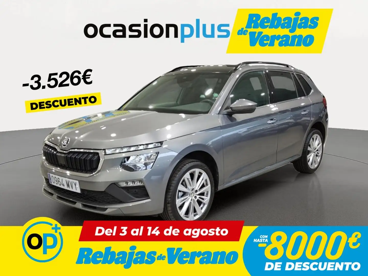 Skoda Kamiq 1.0 TSI Design DSG7 85kW Gris - 1