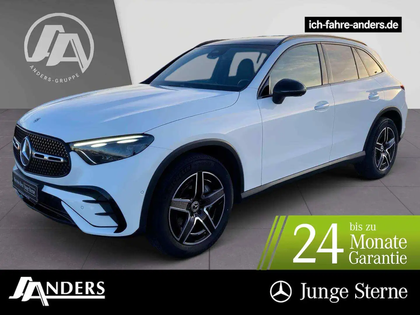 Mercedes-Benz GLC 200 4M AMG+Pano+Night+AHK+360+DIGITAL+Keyles Weiß - 1