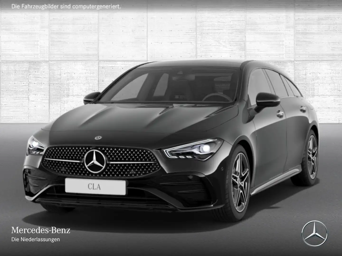 Mercedes-Benz CLA 180 AMG+NIGHT+PANO+360°+AHK+LED+TOTW+KEYLESS Schwarz - 2